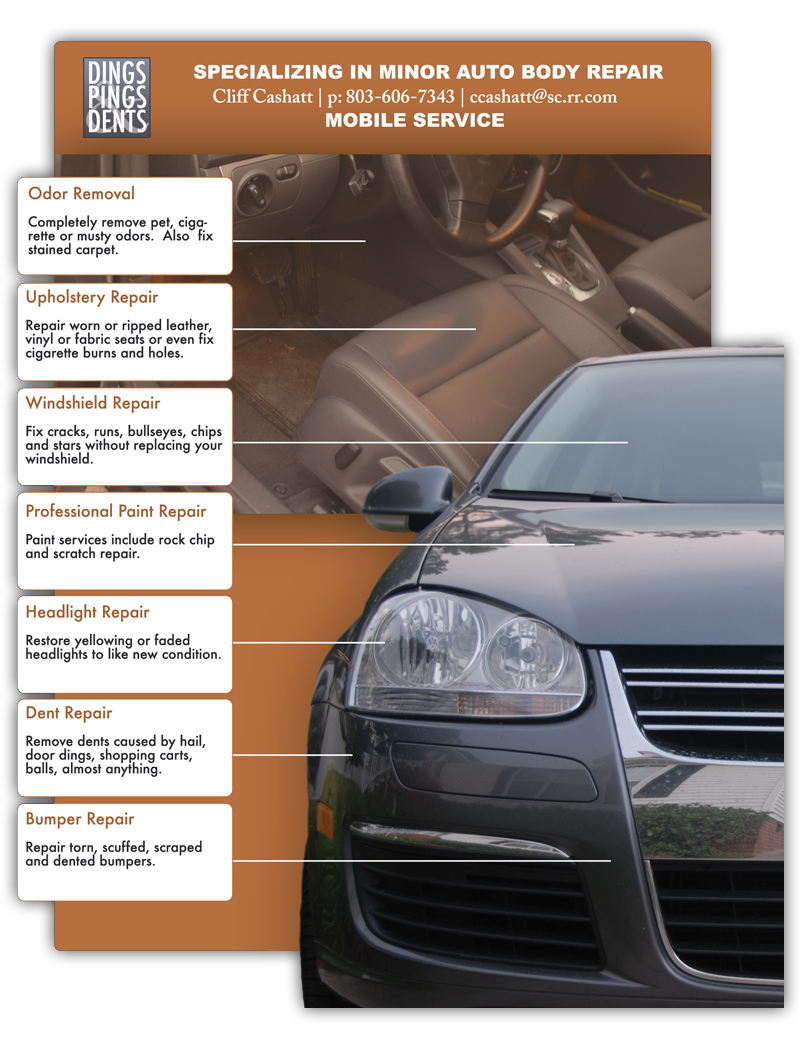 dings pings and dents graphic